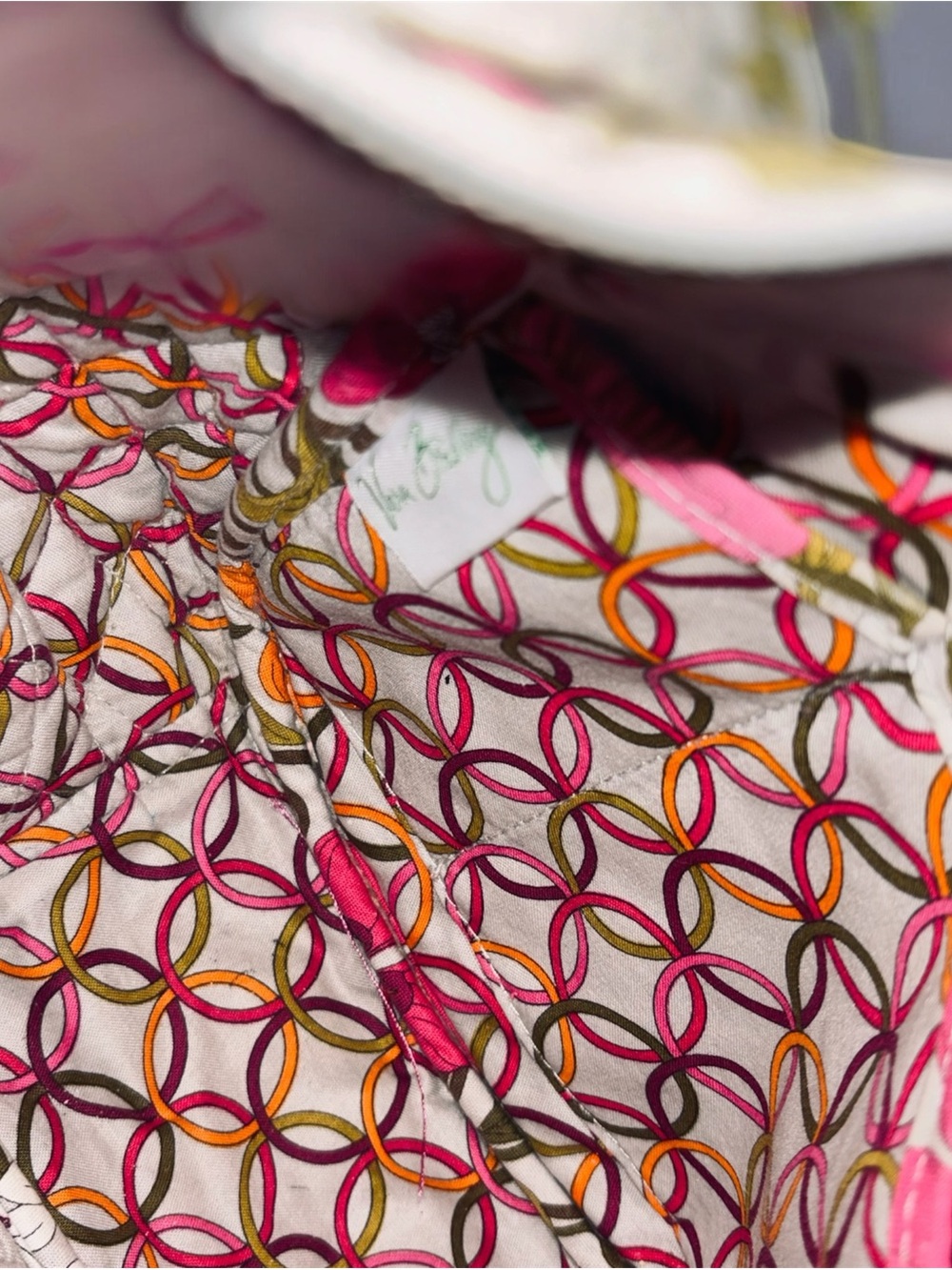 Vera Bradley retired Tea Garden Floral Quilted Crossbody Bag Set - Pink Multi - Picture 2 of 15